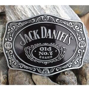 Jack Daniels Whiskey Old No. 7 Black OR Barrels Belt Buckle Choose Style